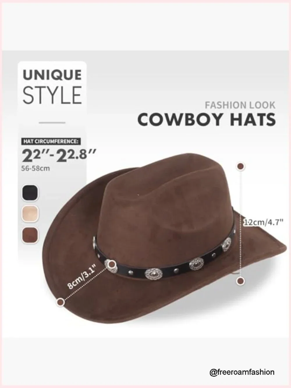 Preppy Sparkly Cowboy Hat for Women - Disco Ball Sequins Bachelorette Party